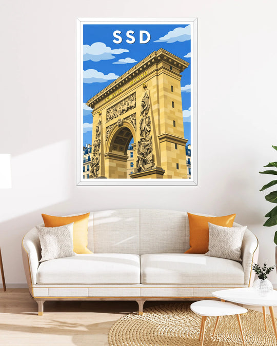 Affiche Paris - Strasbourg - Saint-Denis