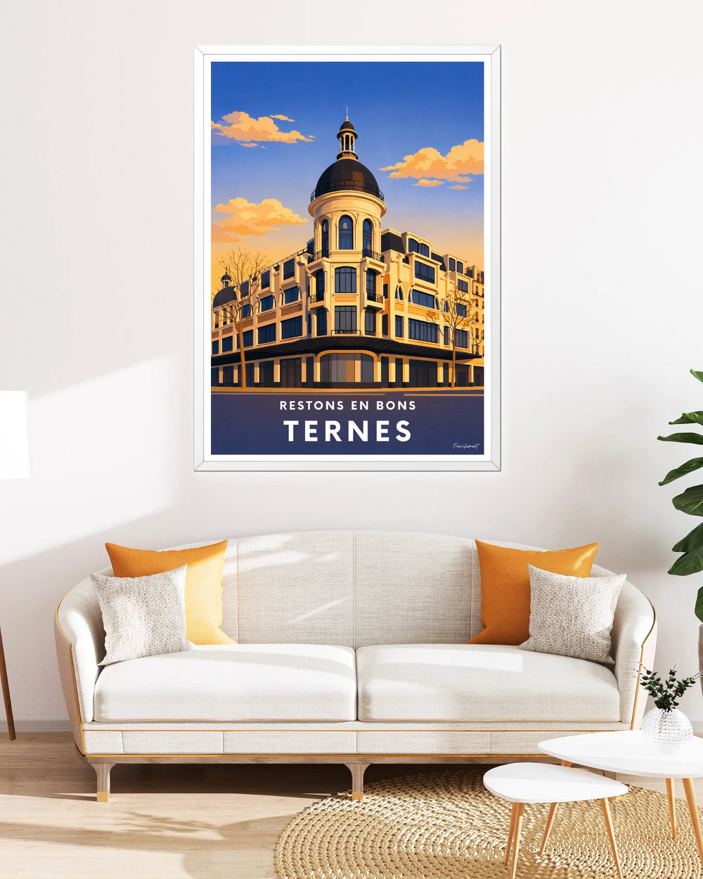 Affiche Paris -Restons en bons Ternes