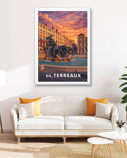 Affiche Lyon - Eh, Terreaux