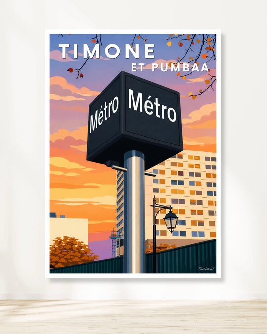 Affiche Marseille - Timone et Pumbaa