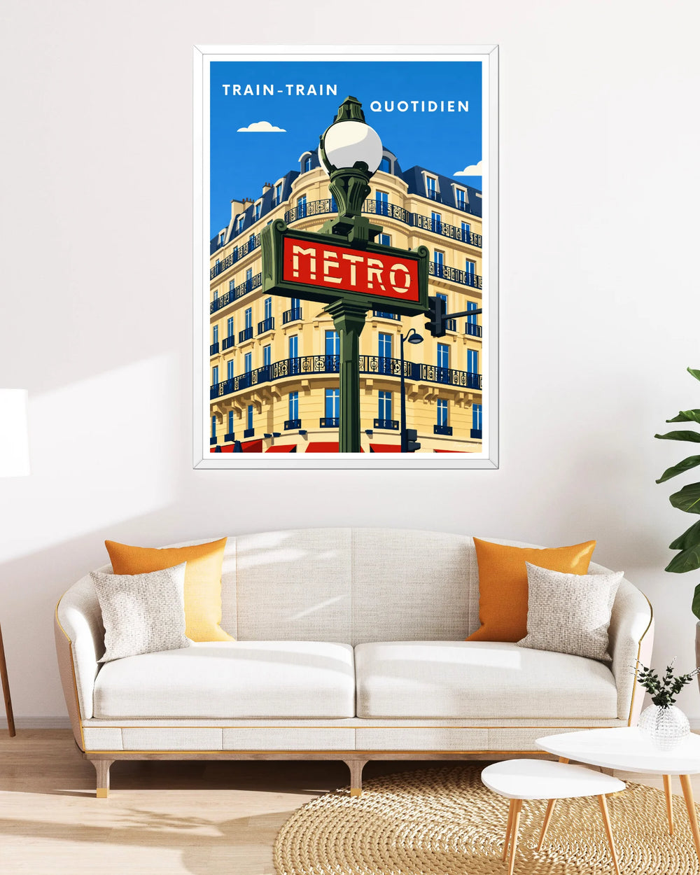 Affiche Paris - Train-train quotidien