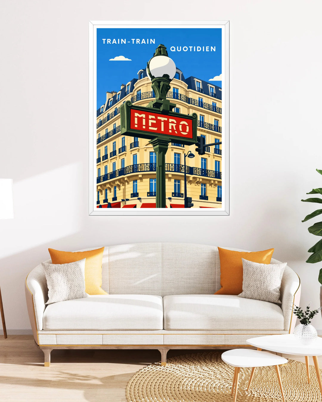 Affiche Paris - Train-train quotidien