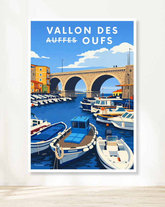Affiche Marseille - Vallon des Oufs