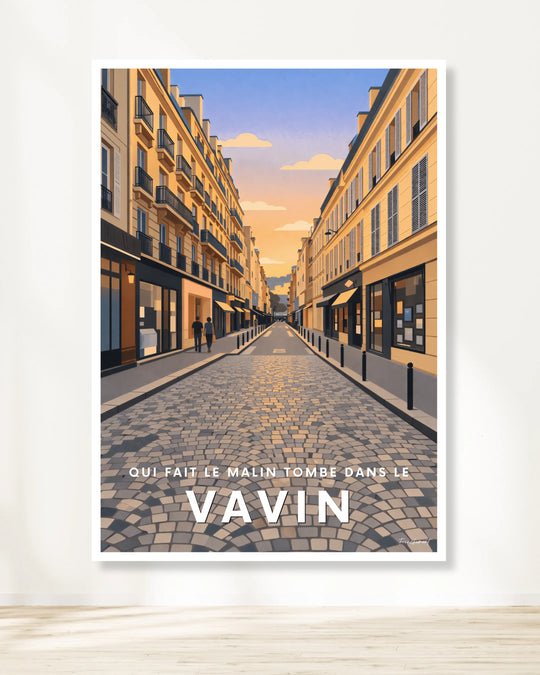 Affiche Paris - Vavin