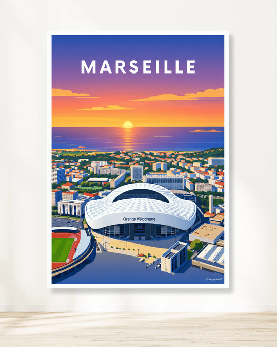 Affiche Marseille - Stade Vélodrome