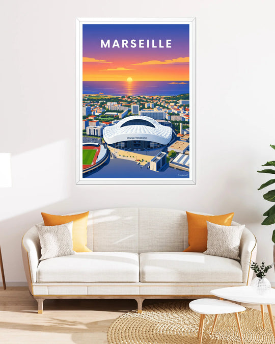 Affiche Marseille - Stade Vélodrome