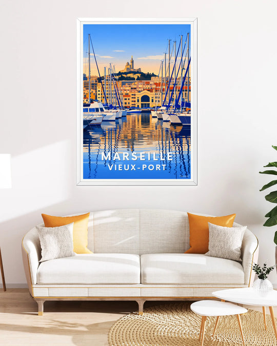 Affiche Marseille - Vieux-Port