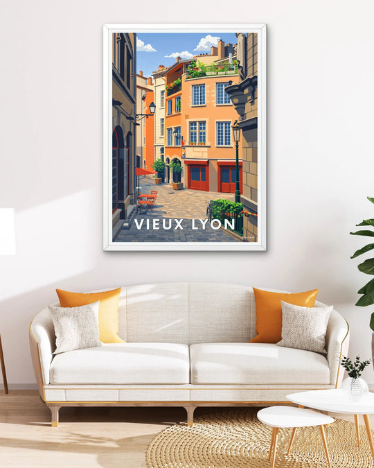 Affiche Lyon - Vieux Lyon