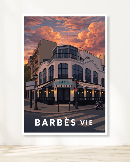 Affiche Paris - Barbès Vie 🖖
