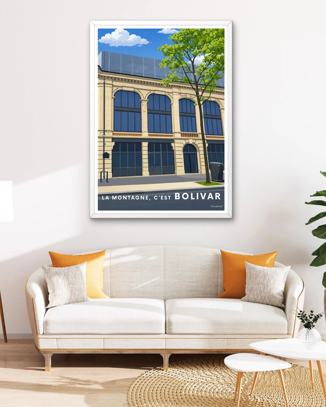 Affiche Paris - La montagne c'est Bolivar