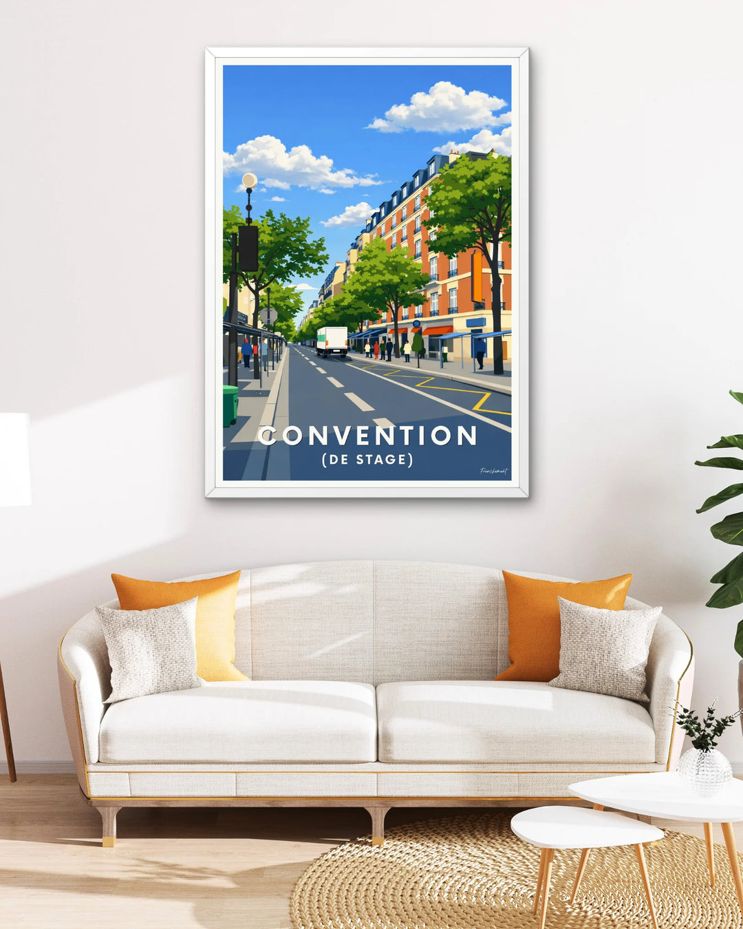 Affiche Paris - Convention (de stage)