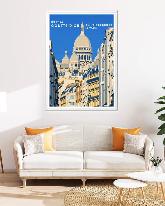 Affiche Paris - La Goutte d'Or