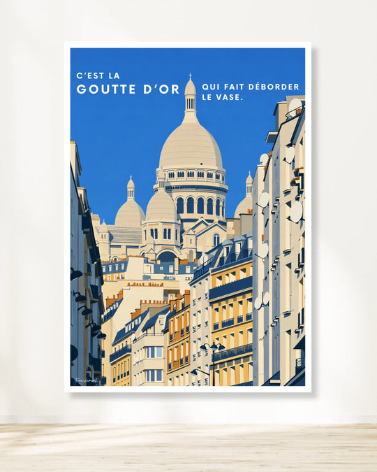 Affiche Paris - La Goutte d'Or