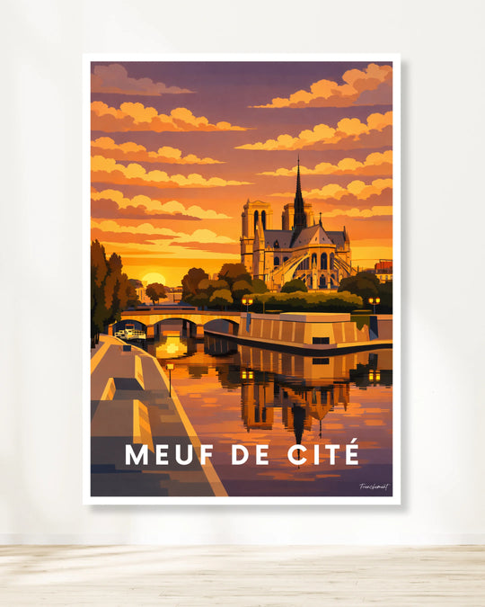 Affiche Paris - Meuf de cité