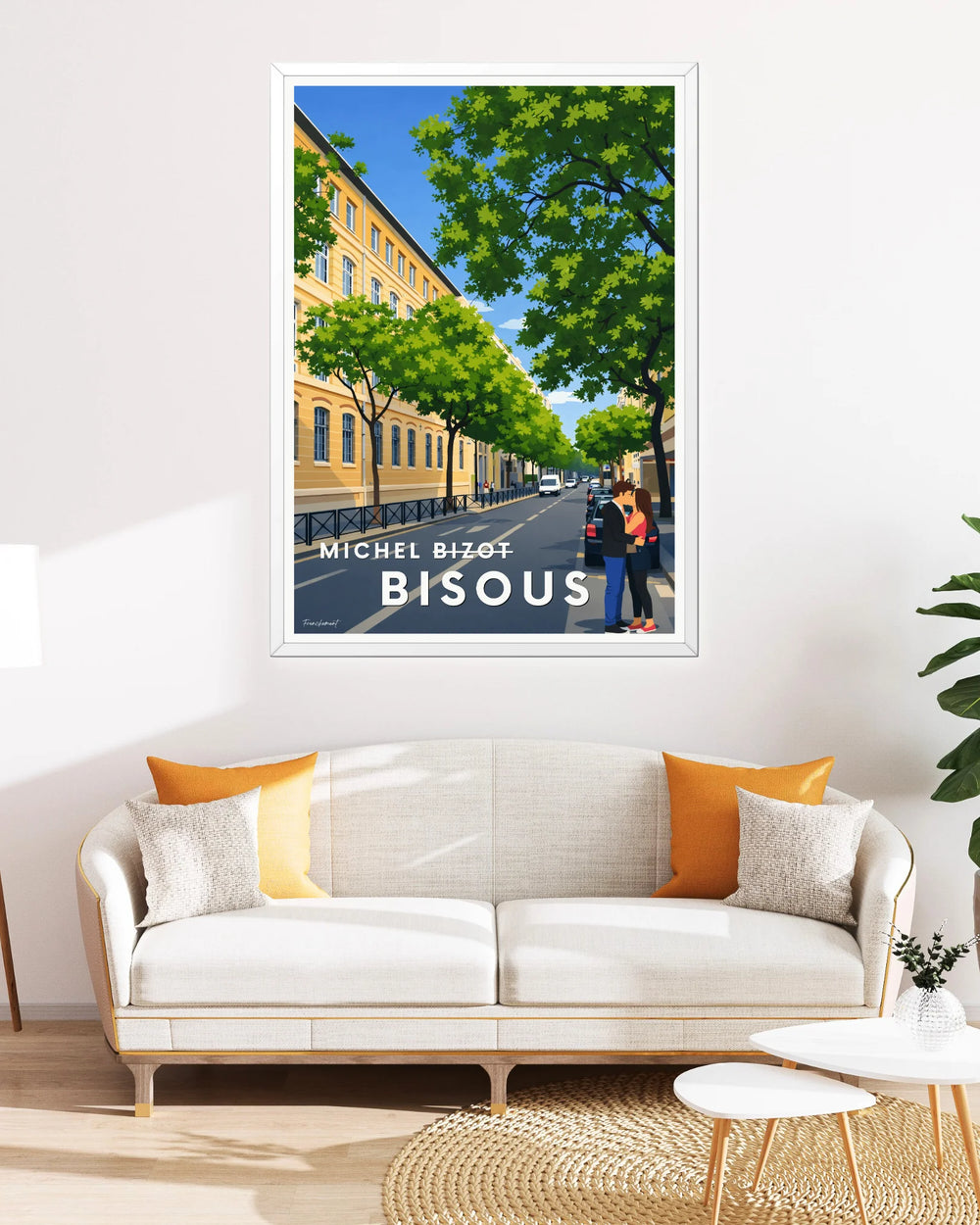 Affiche Paris - Michel Bisous