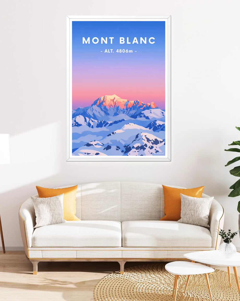 Affiche Mont Blanc