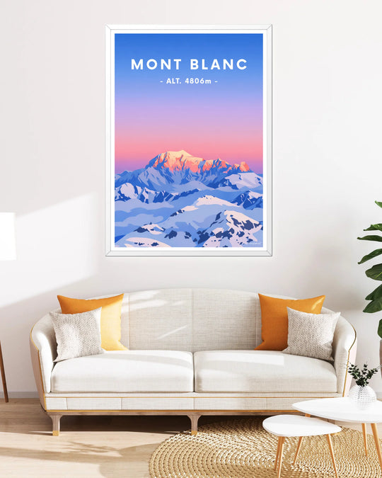 Affiche Mont Blanc