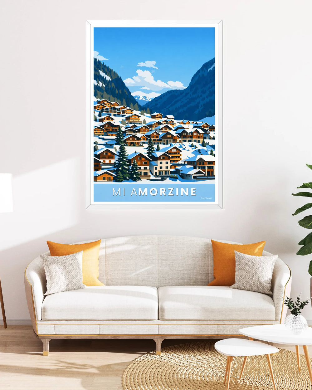 Affiche ski - Mi aMorzine