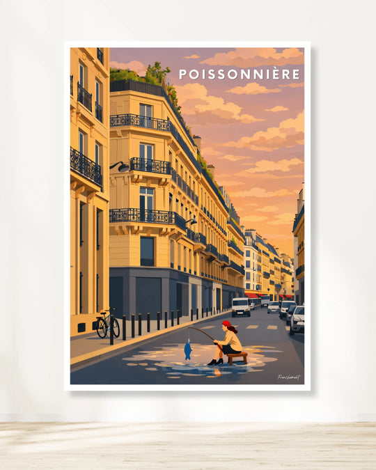 Affiche Paris - Poissonnière