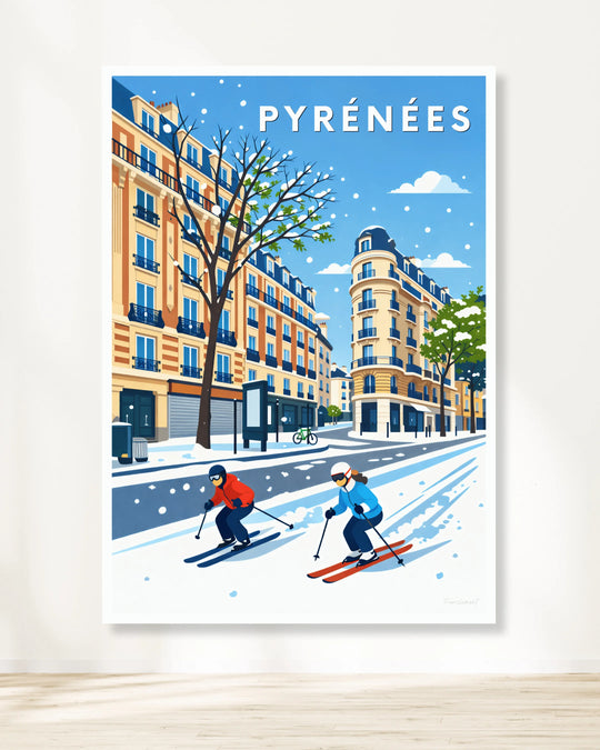 Affiche Paris - Pyrénées