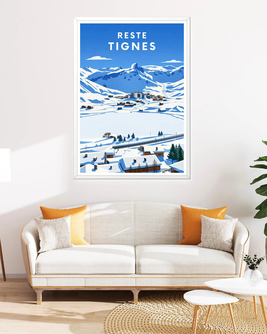 Affiche ski - Tignes
