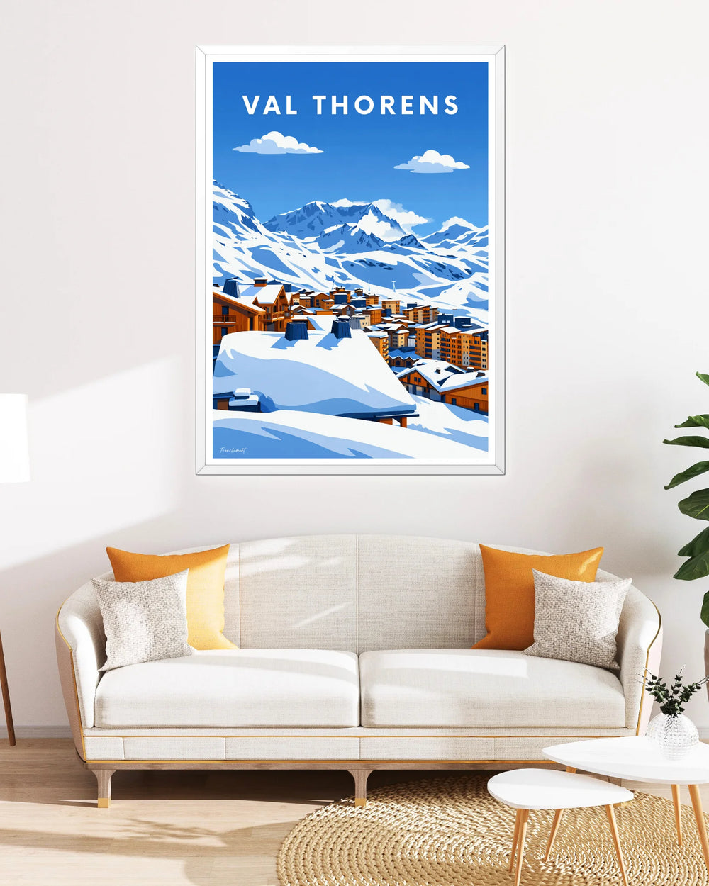 Affiche ski - Val Thorens