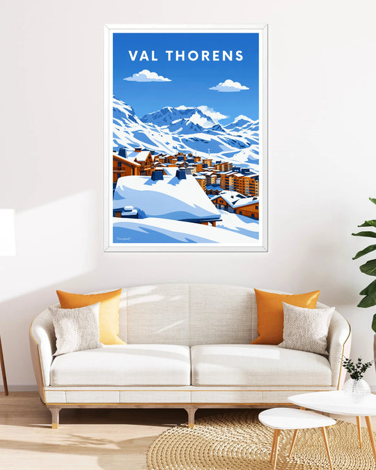 Affiche ski - Val Thorens
