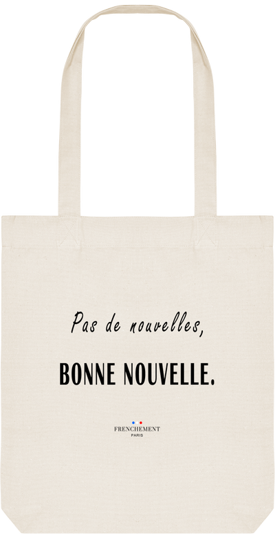 BONNE NOUVELLE | TOTE BAG BIO - Frenchement