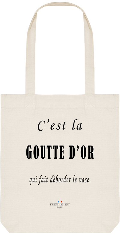 C'EST LA GOUTTE-D'OR | TOTE BAG BIO - Frenchement