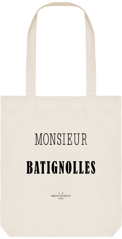 MONSIEUR BATIGNOLLES | TOTE BAG BIO - Frenchement
